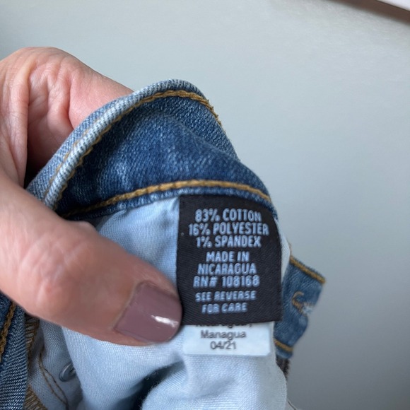 RSQ Jeans‎ Super Skinny Distressed Blue Denim Jeans Women's Size 16 - Picture 2 of 8